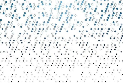 Light BLUE layout with circle shapes. vector