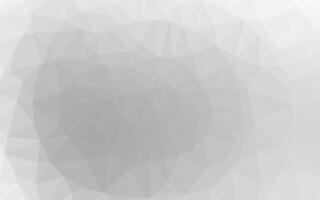 Light Silver, Gray blurry triangle pattern. vector