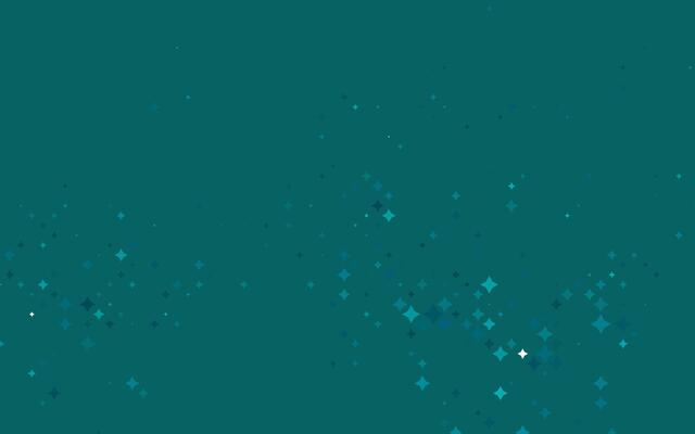 Light BLUE background with colored stars.