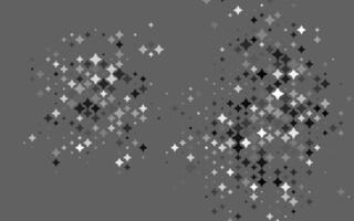 Light Silver, Gray background with colored stars. vector