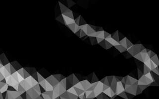 Light Silver, Gray triangle mosaic texture. vector