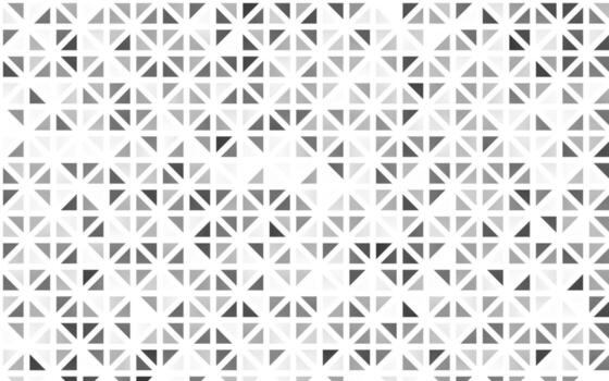 Light Silver, Gray seamless pattern in polygonal style. vector