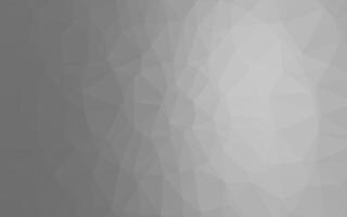 Light Silver, Gray polygonal template. vector