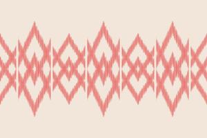 Traditional Ethnic ikat motif fabric pattern background geometric .African Ikat embroidery Ethnic pattern brown cream background wallpaper. Abstract,,illustration.Texture,frame,decoration. vector