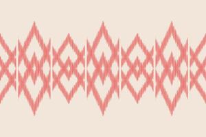 tradicional étnico ikat motivo tela modelo antecedentes geométrico .africano ikat bordado étnico modelo marrón crema antecedentes fondo de pantalla. resumen, ilustración.textura, marco, decoración. vector