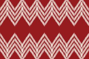 traditional Ethnic ikat motif fabric pattern geometric style.African Ikat embroidery Ethnic oriental pattern red background wallpaper. Abstract,,illustration.Texture,frame,decoration. vector