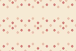 Traditional Ethnic ikat motif fabric pattern background geometric .African Ikat embroidery Ethnic pattern brown cream background wallpaper. Abstract,,illustration.Texture,frame,decoration. vector