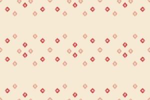 Traditional Ethnic ikat motif fabric pattern background geometric .African Ikat embroidery Ethnic pattern brown cream background wallpaper. Abstract,,illustration.Texture,frame,decoration. vector