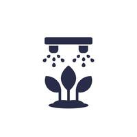 irrigation system for watering plants icon vector