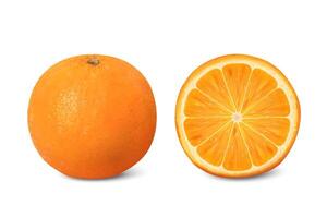 Delicious citrus 3d illustration on white background vector