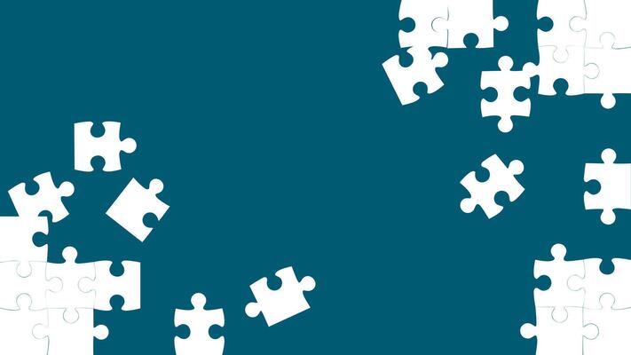 Abstract background made of puzzle pieces