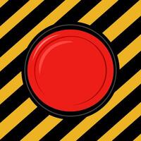 Red Alarm Button vector