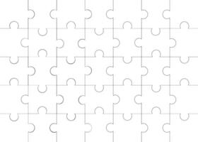 puzzle pieces on background vector