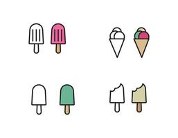 Summer Line Icons. Editable Stroke. Pixel Perfect. For Mobile and Web vector