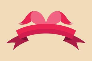 Hair Ribbon Set design vector