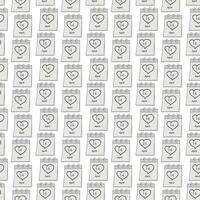 Seamless pattern of calendar pages with Black Day date 14 April. Greetings Background design concept vector