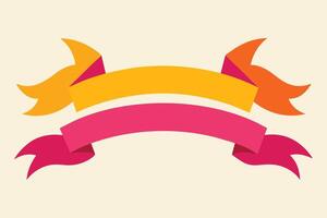 Hair Ribbon Set design vector