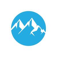 Mountain logo template symbol design vector