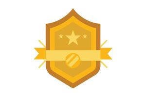 Gold Badge Elements design vector