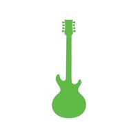 Guitar icon studio song. Festival rock design. vector