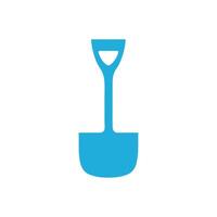 Shovel handel icon. Illustration color design. vector