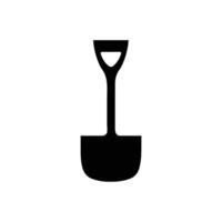 Shovel handel icon. Illustration color design. vector