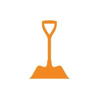 Shovel handel icon. Illustration color design. vector