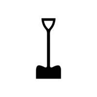 Shovel handel icon. Illustration color design. vector