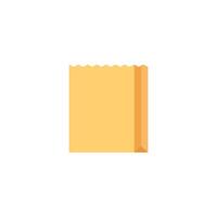 Shopping bag icon in flat style. Package illustration on isolated background. Purchase sign business concept. vector