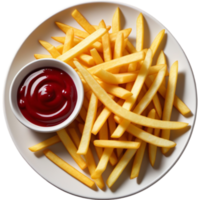 Cheesy French Fry png