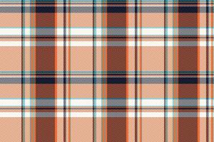 Textile seamless fabric of check pattern plaid with a texture tartan background . vector