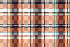 Textile seamless fabric of check pattern plaid with a texture tartan background . vector