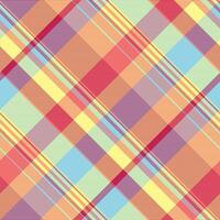 Textile pattern of tartan check texture with a background plaid fabric seamless. vector