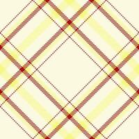 Fabric texture background of textile plaid with a tartan seamless pattern check. vector