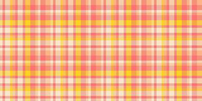 Living room pattern check, factory texture plaid seamless. Page textile fabric tartan background in red and blanched almond colors. vector
