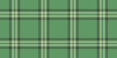 Dimensional seamless fabric check, refresh pattern background texture. Effect plaid textile tartan in pastel and green colors. vector