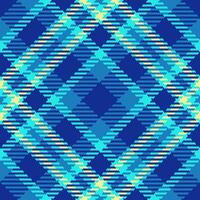 Plaid seamless texture of tartan background with a textile check pattern fabric. vector