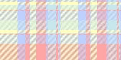 Menswear fabric plaid, english seamless pattern background. Brand textile tartan texture check in light and red colors. vector