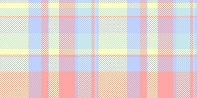 Menswear fabric plaid, english seamless pattern background. Brand textile tartan texture check in light and red colors. vector