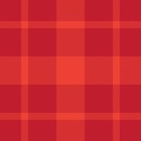 Plaid check pattern. Seamless fabric texture. Tartan textile print. vector