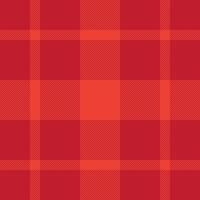 Plaid check pattern. Seamless fabric texture. Tartan textile print. vector