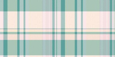 Naked texture tartan check, picture pattern textile. Creative background fabric seamless plaid in cadet blue and papaya whip colors. vector