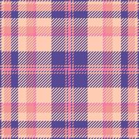 Textile design of textured plaid. Checkered fabric pattern swatch for shirt, dress, suit, wrapping paper print, invitation and gift card. vector