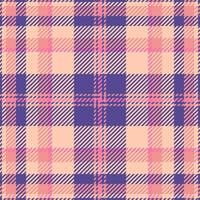 Textile design of textured plaid. Checkered fabric pattern swatch for shirt, dress, suit, wrapping paper print, invitation and gift card. vector