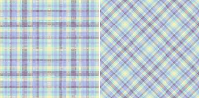 Tartan background plaid of seamless check with a fabric textile texture pattern. vector