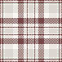 Countryside texture fabric pattern, size check textile tartan. Trendy plaid background seamless in white and sea shell colors. vector