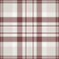 Countryside texture fabric pattern, size check textile tartan. Trendy plaid background seamless in white and sea shell colors. vector