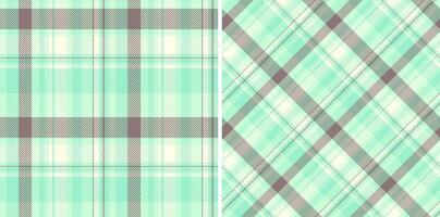 Fabric texture pattern of plaid background textile with a seamless check tartan. Set in spring colors for modern carpets stylish living rooms. vector