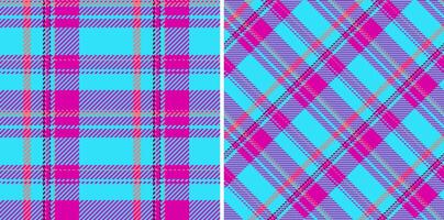 Fabric seamless of pattern background tartan with a check plaid texture textile. vector