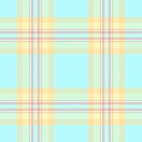 Texture plaid fabric of check textile seamless with a tartan pattern background. vector